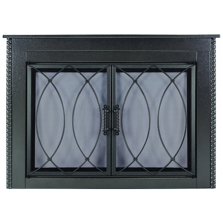 Fireplace Glass Doors Amhearst Large Glass Door AM-2102
